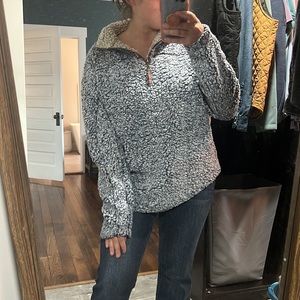 True grit Sherpa pullover